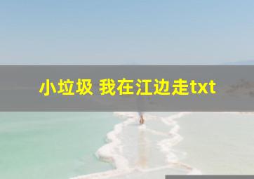 小垃圾 我在江边走txt